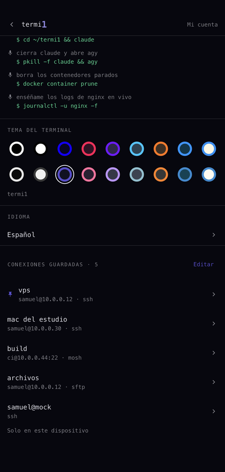 termi1 con la IA escribiendo un comando en el prompt